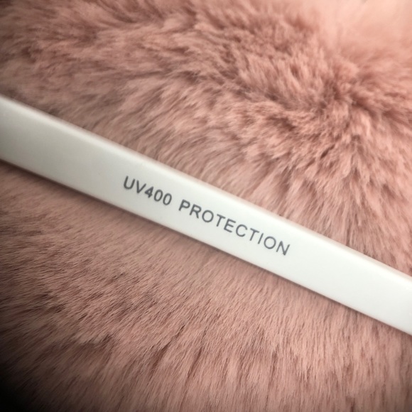 Heart Sunglasses Mirrored Lens White Pinup Glasses - Picture 3 of 4